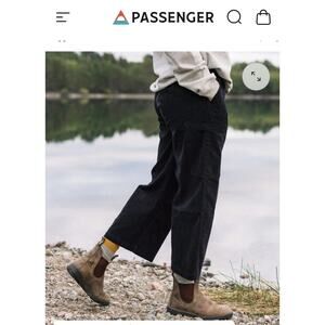 Women's Someday Organic Cotton Corduroy Cropped Trouser Green Size Medium Pants